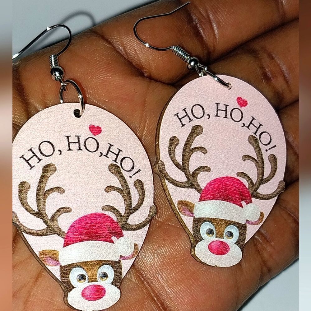 Hand crafted dangle earrings - Picture 3 of 4